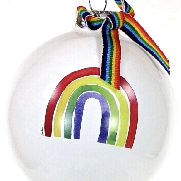 Rae Dunn Holiday Ornament Set - Red and White - Picture 4 of 8